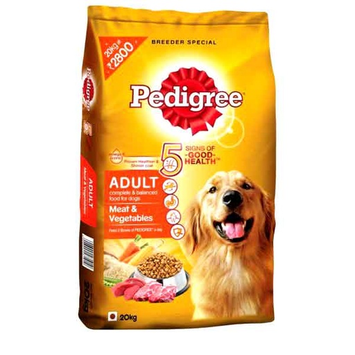 [PC01550] Pedigree Adult Meat & Veg 20Kg