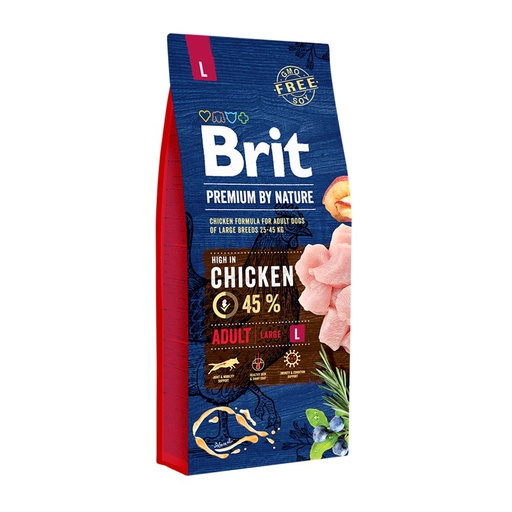 [PC03714] Brit PBN Adult Large Breed Chicken 15Kg