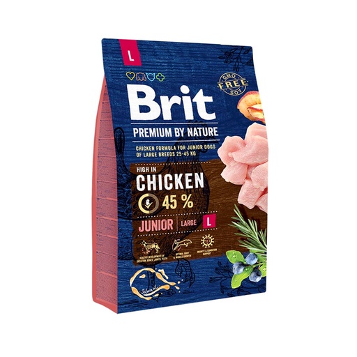 [PC03721] Brit PBN Junior Large Breed Chicken 3Kg