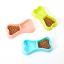 Feeding Bowl Plastic Bone Shape