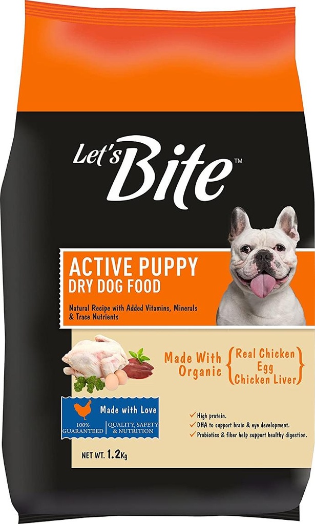 Let's Bite Active Puppy 1.2Kg