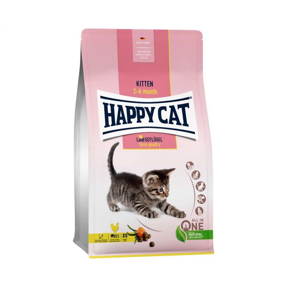 Happy Cat Kitten Farm Poultry 1.3Kg