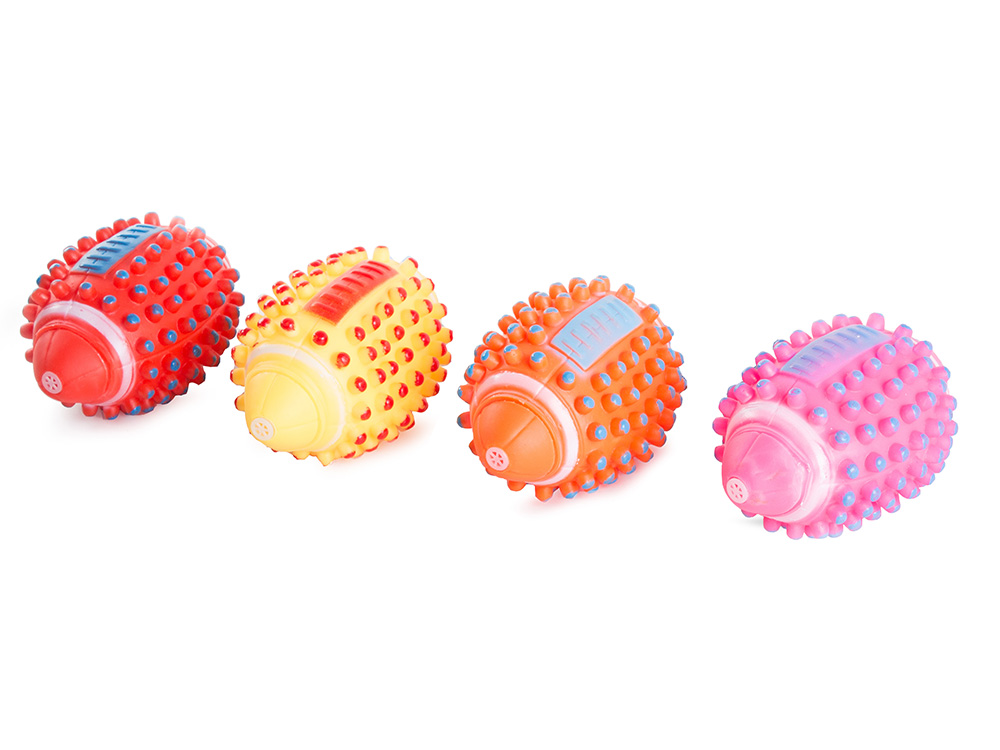 Toy Spike Rugger Ball Squeaky