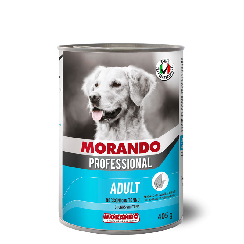 Morando Professional Dog Adult Chunk With Tuna 405g