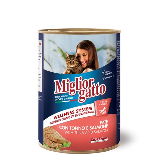 Miglior Gatto Pate With Tuna & Salmon 400g