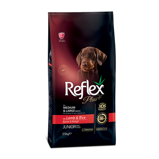 [PC01653] Reflex Junior Medium & Large Breed Lamb & Rice 15Kg