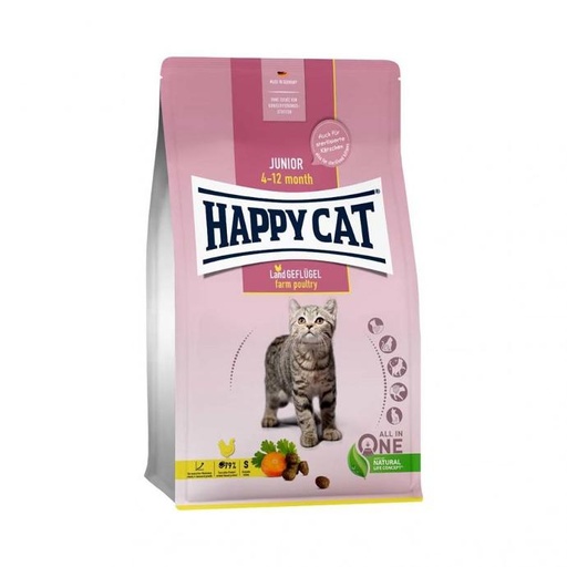 [PC04102] Happy Cat Junior Farm Poultry 1.3Kg