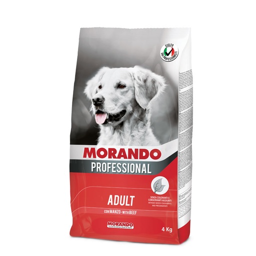 [PC02392] Morando Professional Dog Adult Kibble With Beef 4Kg