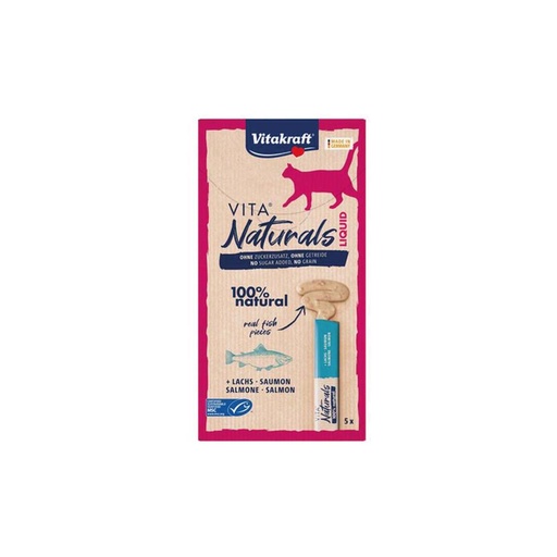 [PC03063] Vitakraft Naturals Liquid Snacks Salmon, 5x15g