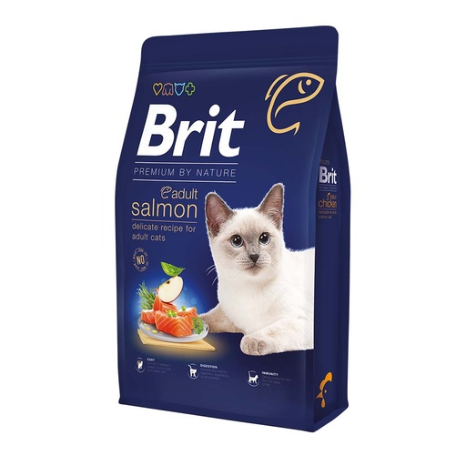 [PC03718] Brit PBN Cat Adult Salmon 8Kg