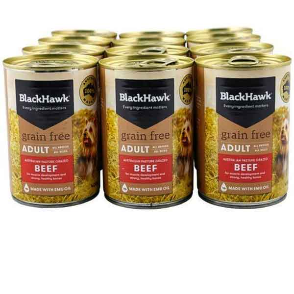 Blackhawk Adult Grain Free Beef  400g