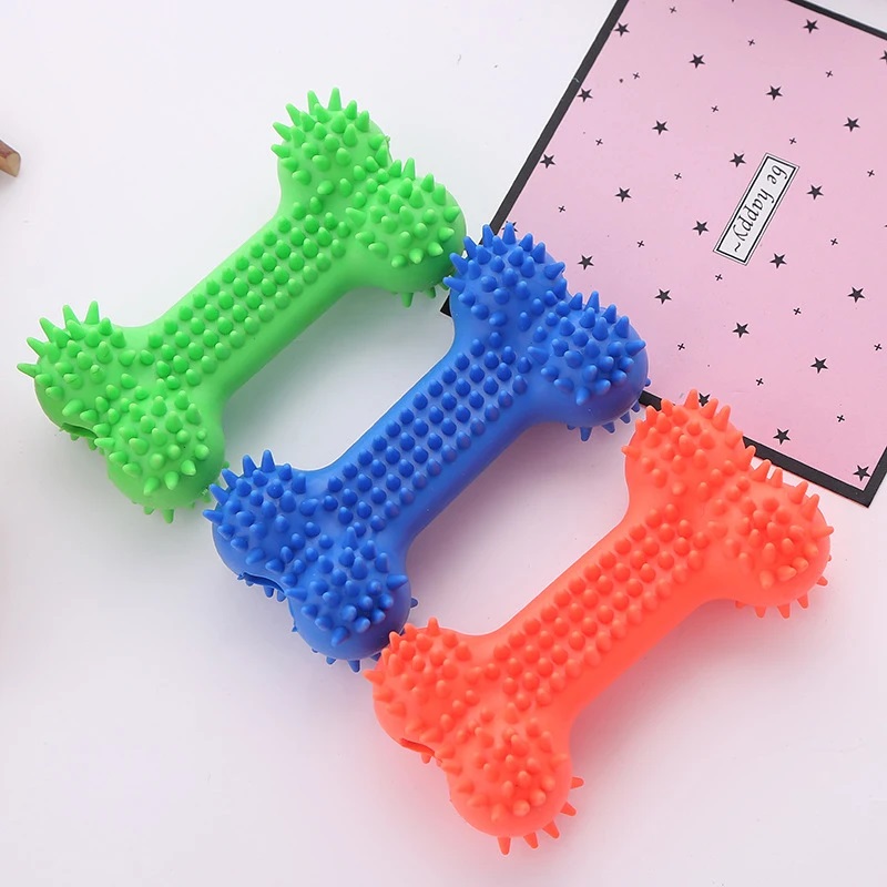 Toy Bone Rubber Spike With Hole - M