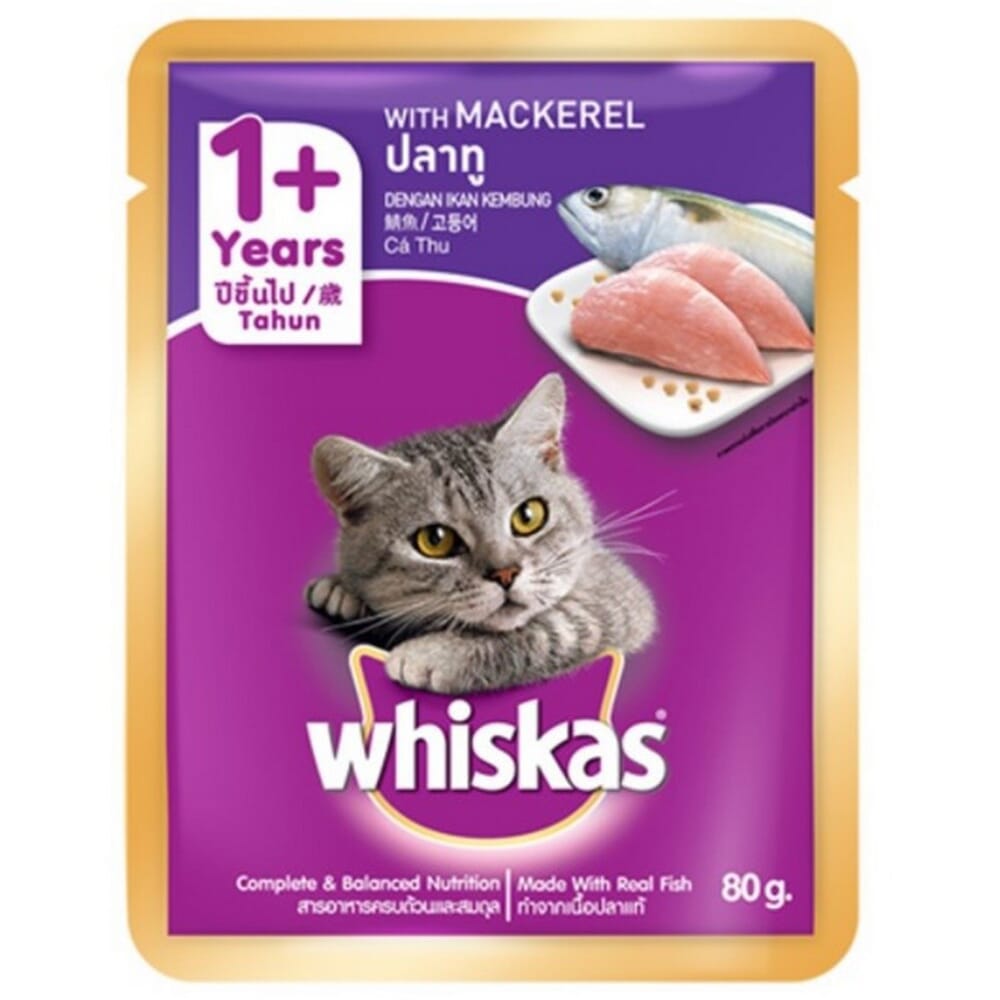 Whiskas Cat Adult Mackaral 85g