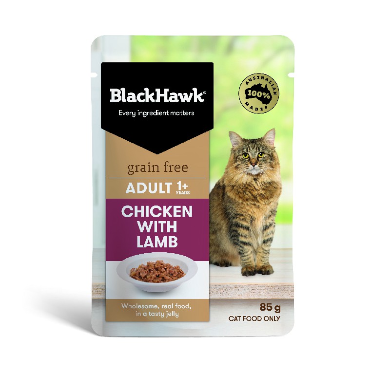 Blackhawk Cat Grain Free Chicken with Lamb 85g
