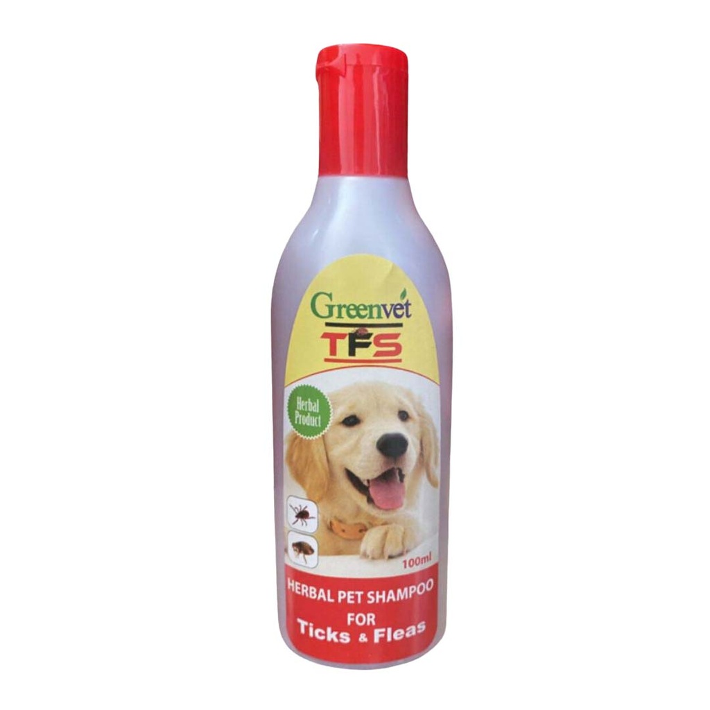 Green Vet Ticks & Fleas Shampoo 200 ml