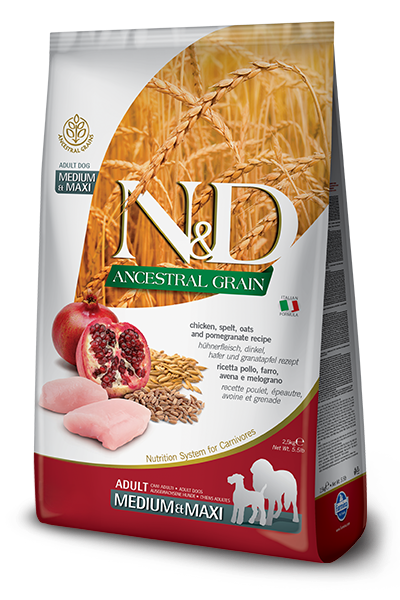 N&D Ancestral Grain Adult Medium & Maxi 2.5Kg