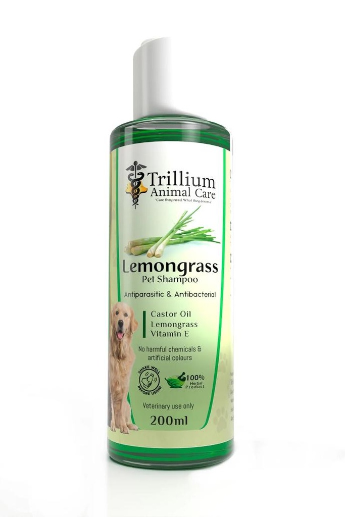 Trillium Lemongrass Pet Shampoo 200ml