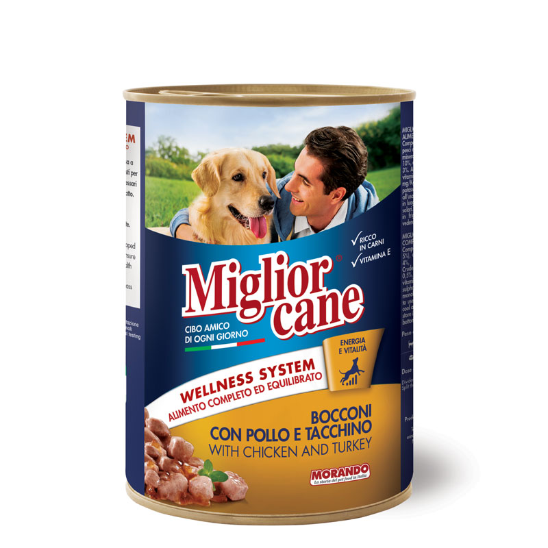 Miglior Cane Chunks With Chicken & Turkey 405g