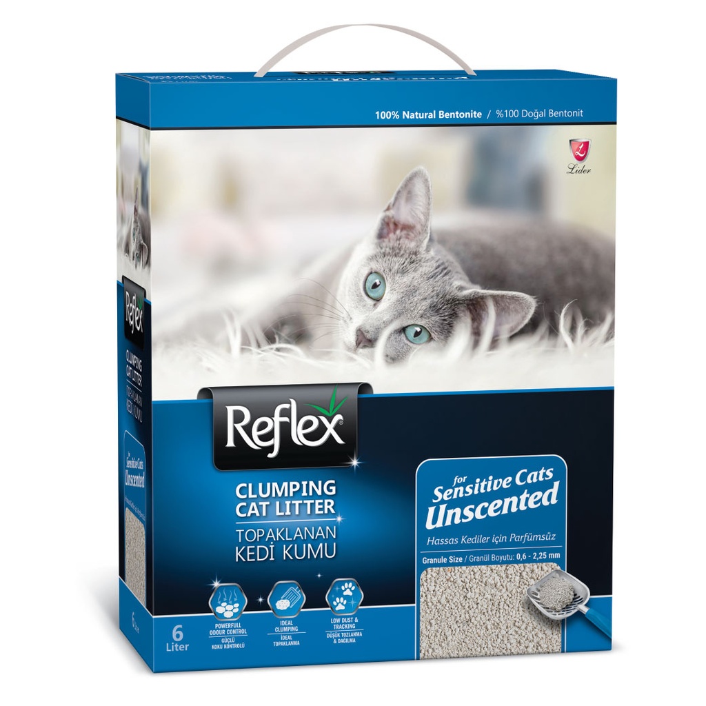 Reflex Cat Litter Unscented 10L