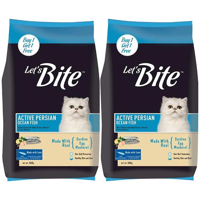 Let's Bite Cat Active Persian 400g+400g