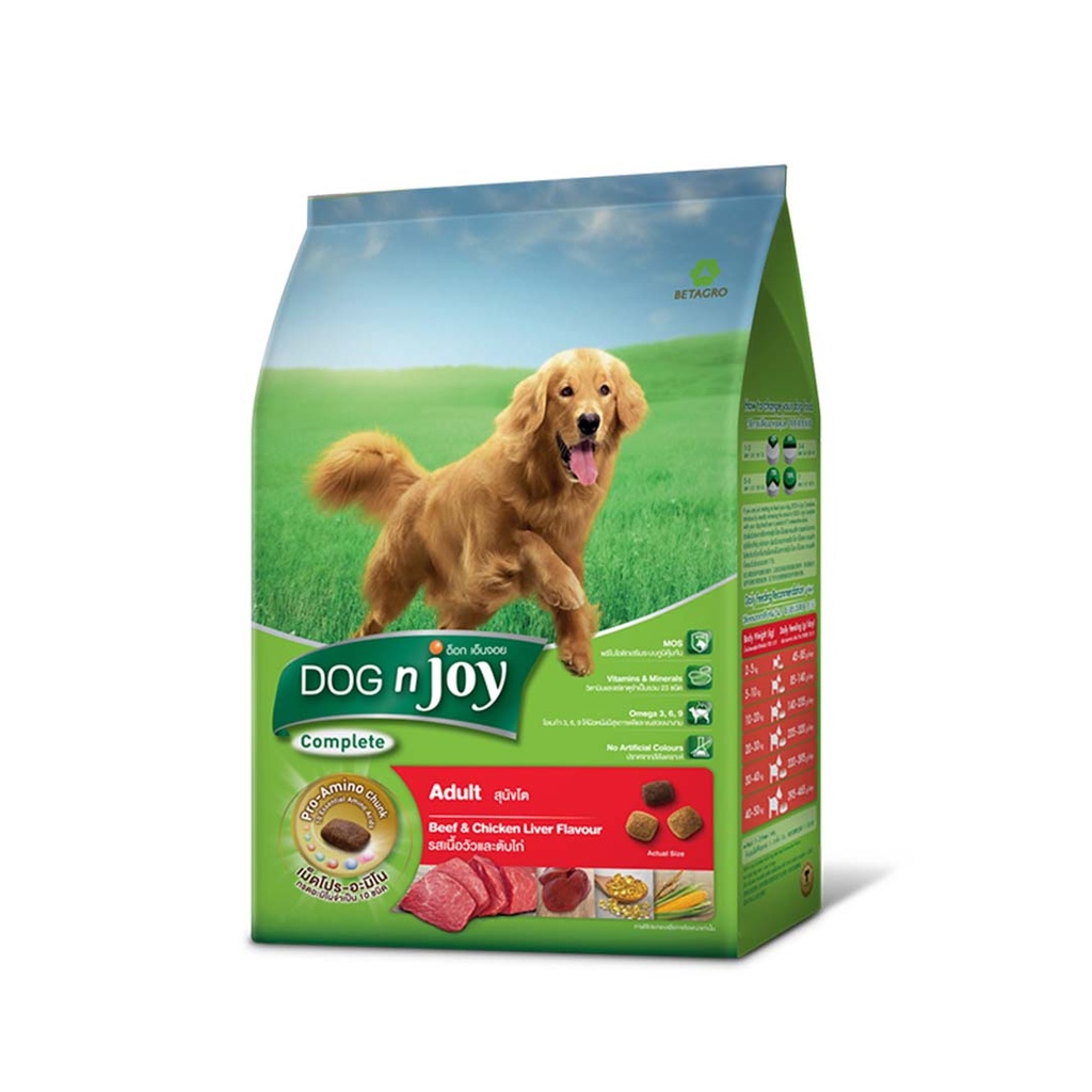 Dog N Joy Adult Dog Beef & Chicken Liver 1.5Kg