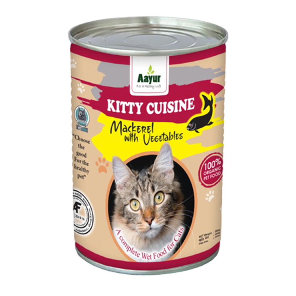Aayur Kitty Mackerel With Vegetable 380g