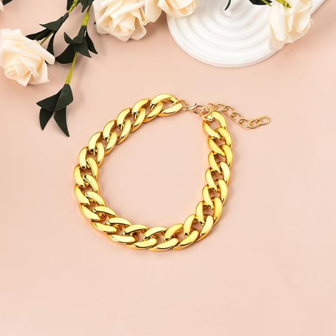 Neckless Aluminium Gold Plated - S