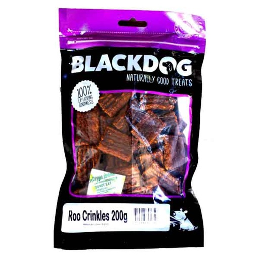 Black dog Kangaroo crincles