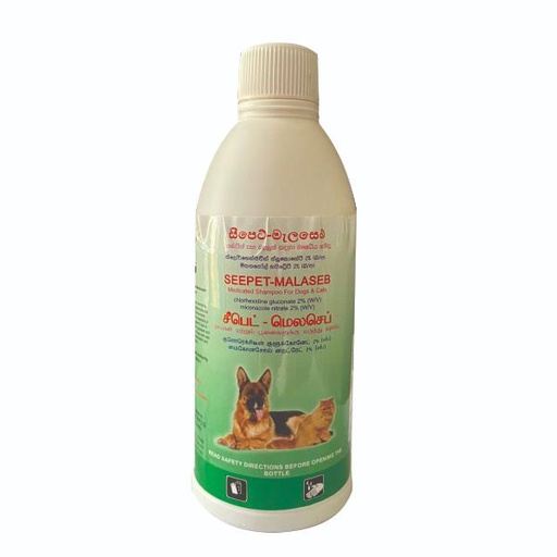 Seepet malaseb shampoo 500ml