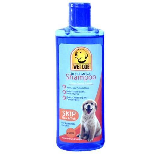 Wet Dog Tick Removal Shampoo 210ml