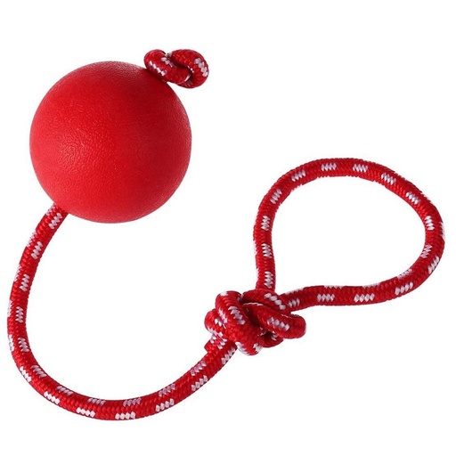 Toy ball rubber with leash - S