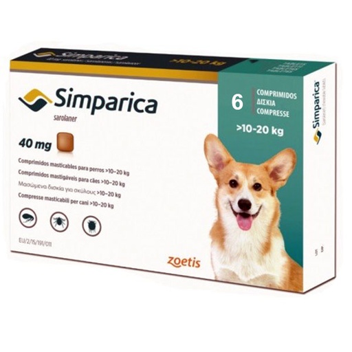 Simparica (22.1-44.0 lb) 10-20Kg