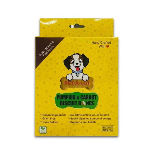 Pet A Lot Pumpkin & Carrot Dog Treat 200g