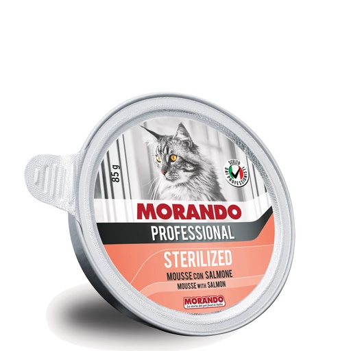 [PC02303] Morando Professional Cat Sterilized Mousse With Salmon 85g