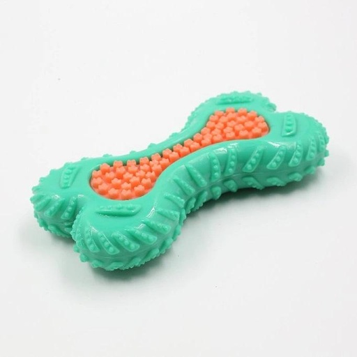 [PC02628] Toy Bone Rubber 2 Color Chewable - M